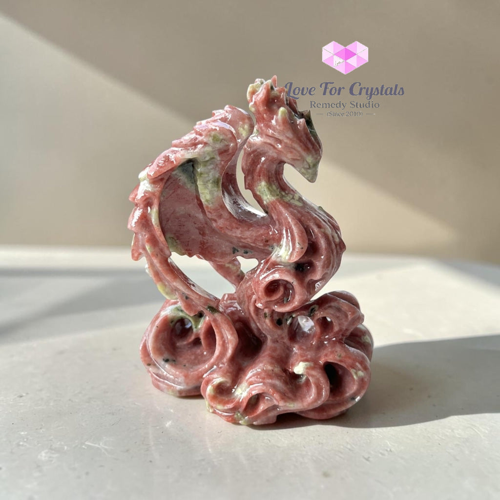 Lucky Phoenix Sesame Jasper, Rise Into Success Prosperity & New Beginnings (11 cm) - 11cm - Jasper