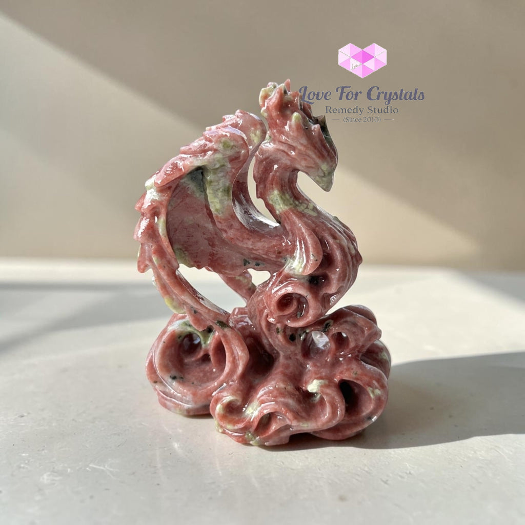 Lucky Phoenix Sesame Jasper, Rise Into Success Prosperity & New Beginnings (11 cm) - 11cm - Jasper
