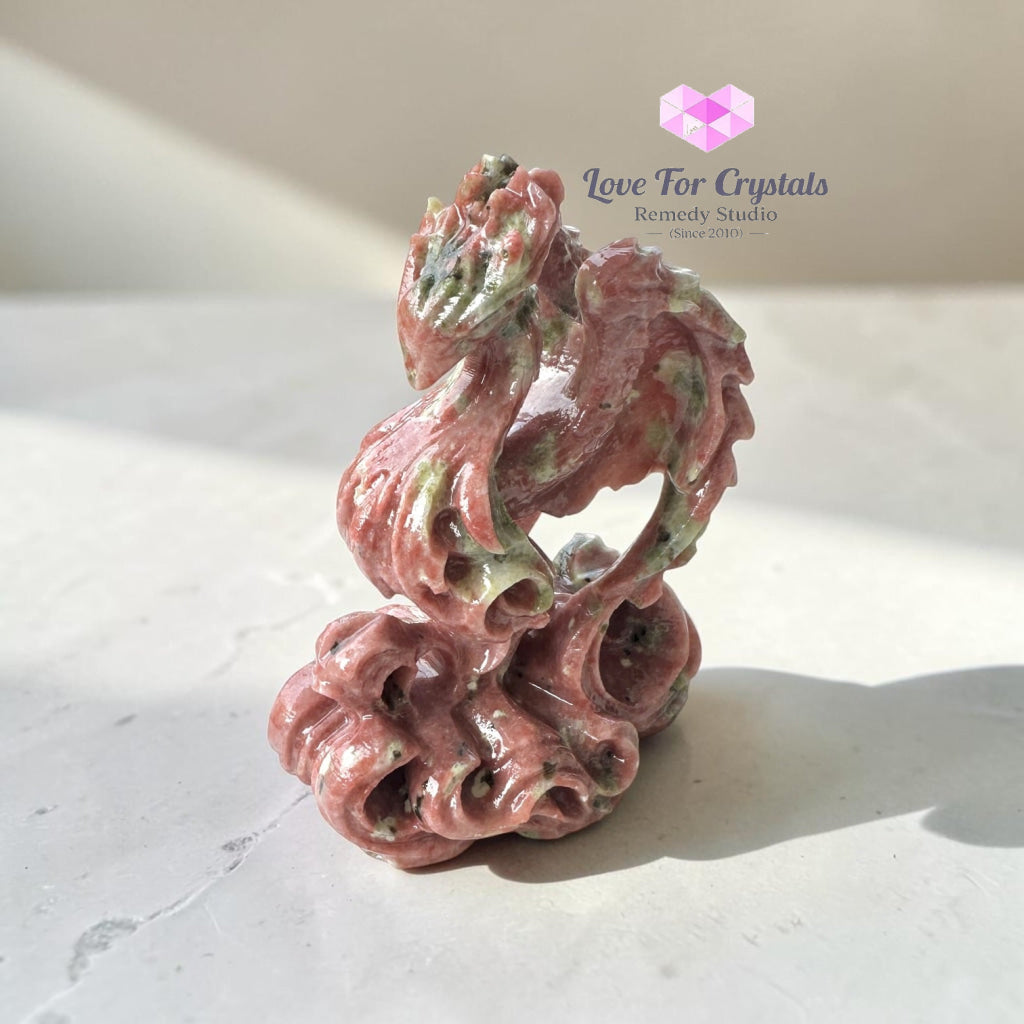 Lucky Phoenix Sesame Jasper, Rise Into Success Prosperity & New Beginnings (11 cm) - 11cm - Jasper
