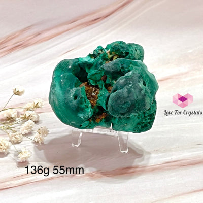 Malachite Raw With Stand (Congo) Crystals