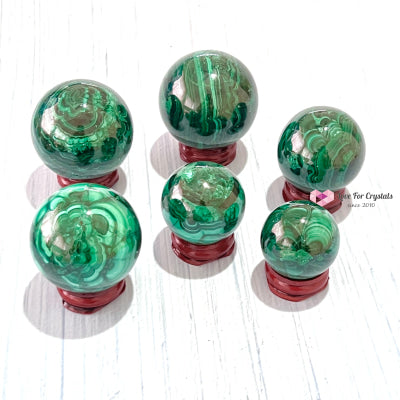 Malachite Spheres (Congo) Aaa Crystals