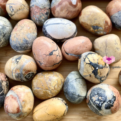 Maligano Jasper Tumbled Pebbles (Brecciated) Indonesia
