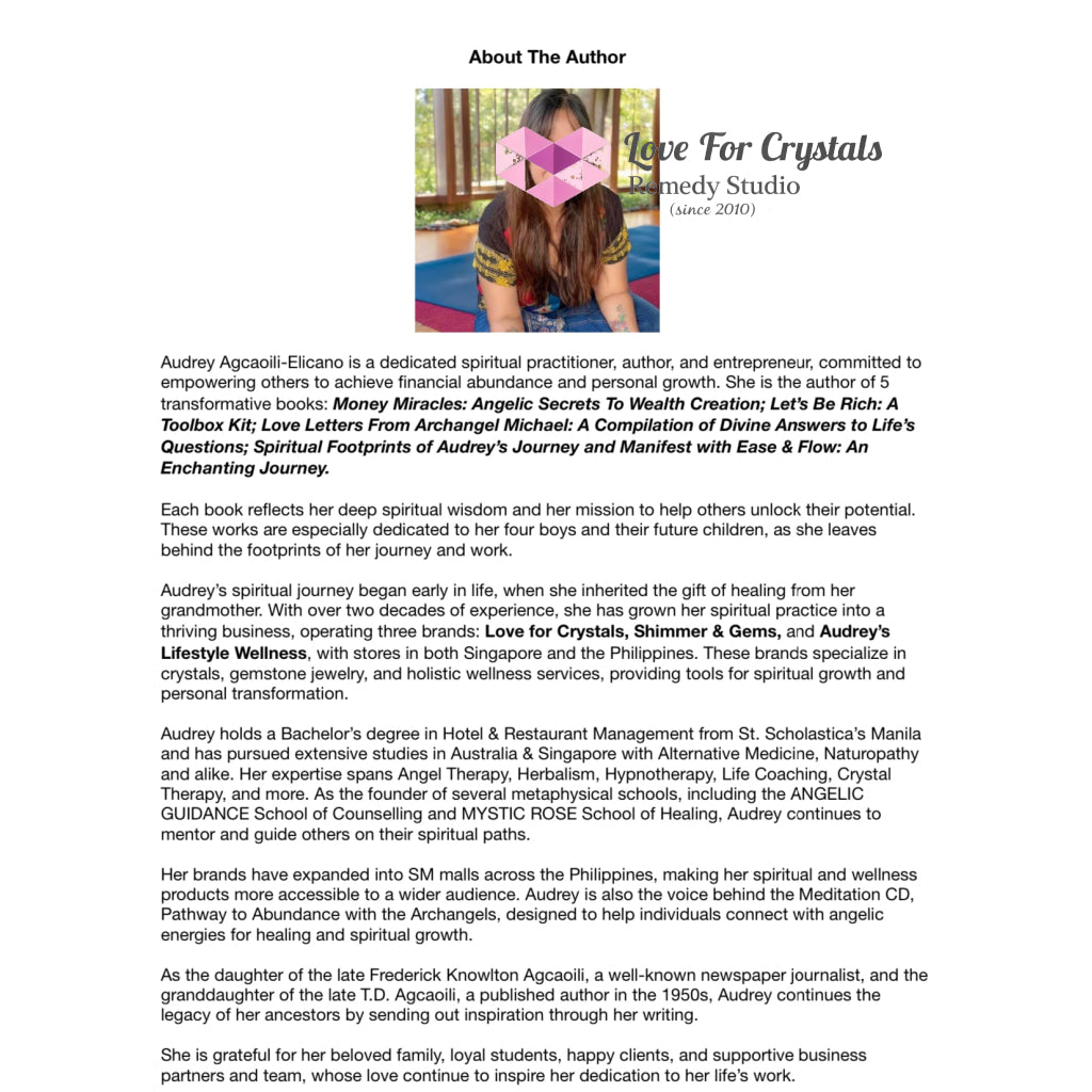 Manifest With Ease & Flow: An Enchanting Journey E-Book By Audrey Agcaoili-Elicano Ebook