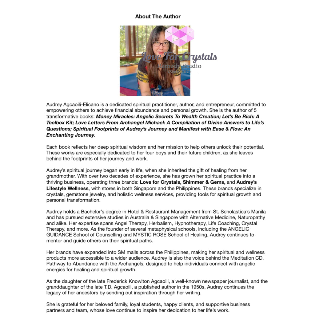 Manifest With Ease & Flow: An Enchanting Journey E-Book By Audrey Agcaoili-Elicano Ebook