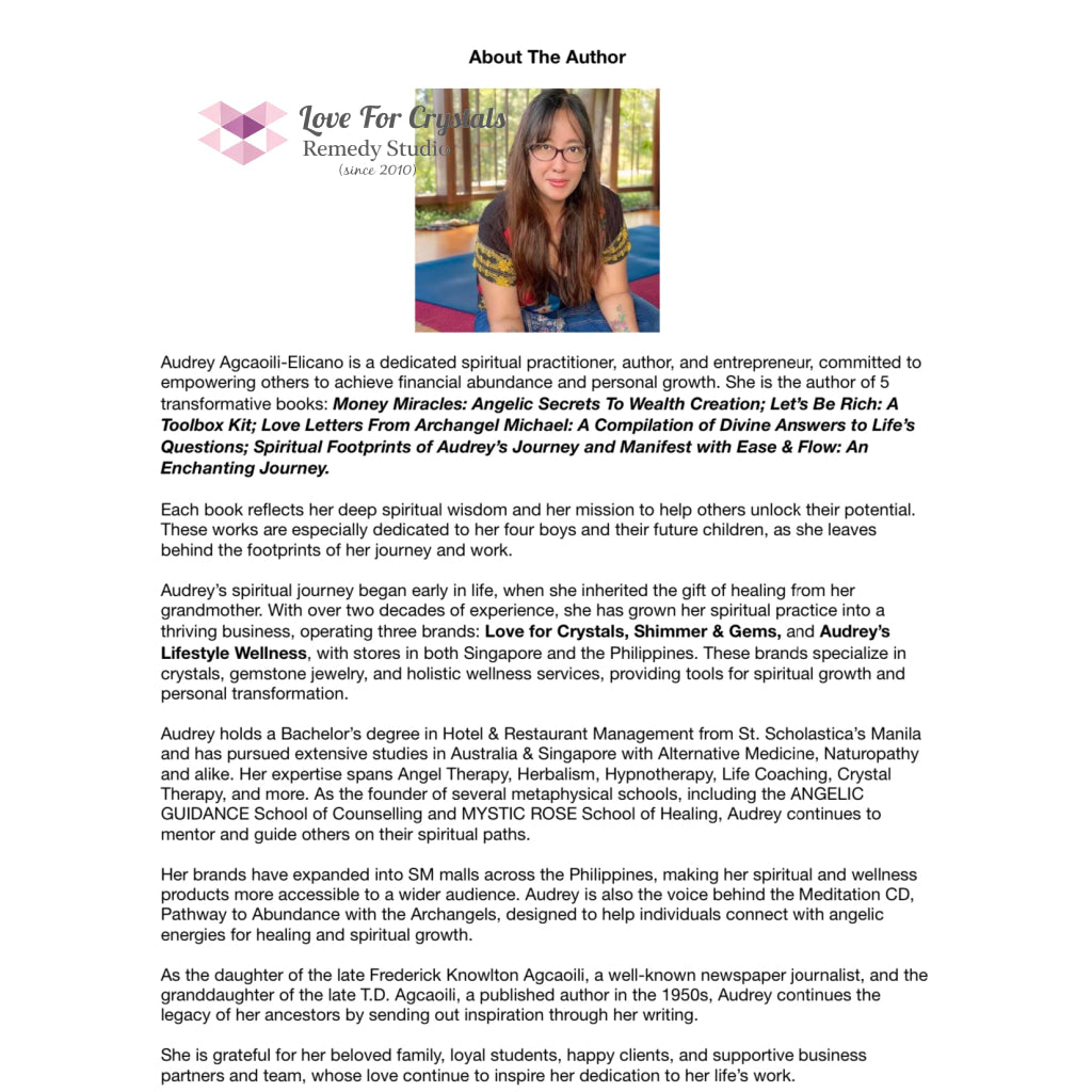 Manifest With Ease & Flow: An Enchanting Journey E-Book By Audrey Agcaoili-Elicano Ebook