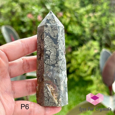 Marcasite (Silver Pyrite) Tower Photo 6 Polished Crystals