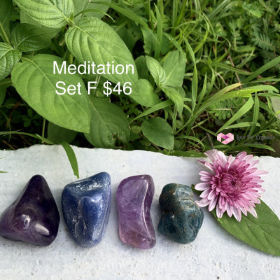 Meditation Crystal Set (4 Stones 30-45Mm) Sets