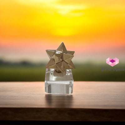 Merkaba Pyrite with Copper – 35mm (Field of Radiance) Pre-coded activated 35mm (Per Piece) Pyrite