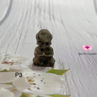 Mini Buddha Crystal Carving 30Mm P3- Kiwi Jasper Carving