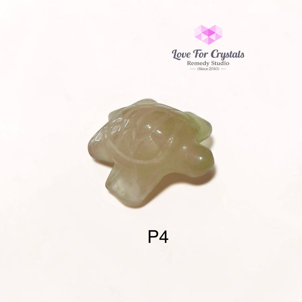 Mini Fluorite Tortoise 30mm (Harmony • Protection • Smooth Flow) - Photo 4 - Fluorite