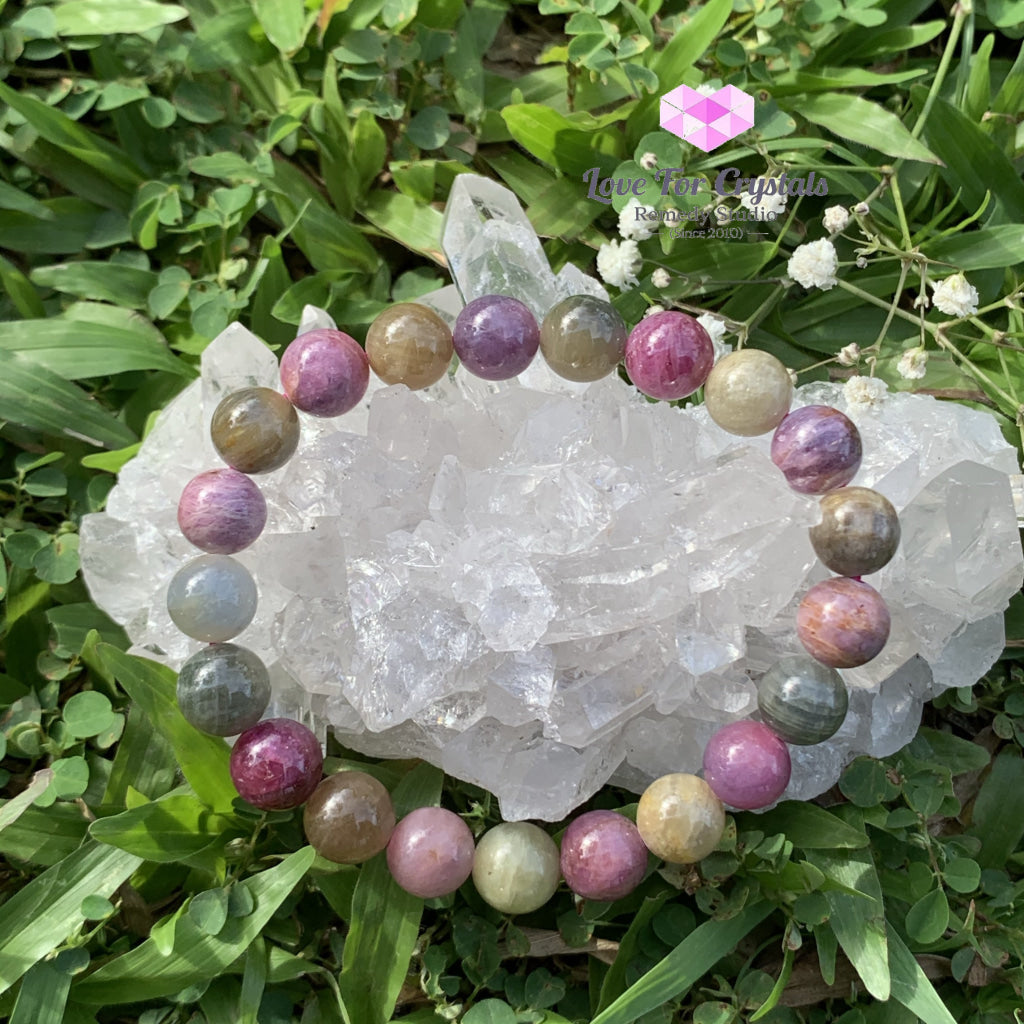 Mixed Coloured Sapphire Bracelet Aaa 8Mm 6.5 Bracelets & Bangles