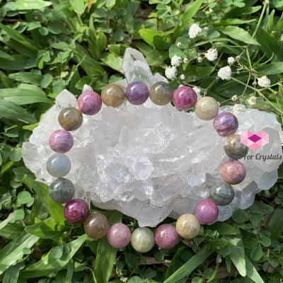 Mixed Coloured Sapphire Bracelet Aaa 8Mm 6.5 Bracelets & Bangles