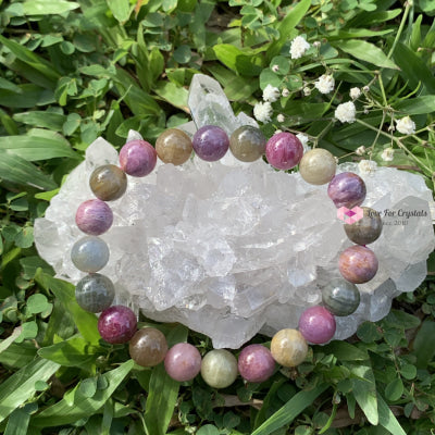 Mixed Coloured Sapphire Bracelet Aaa 8Mm 6.5 Bracelets & Bangles