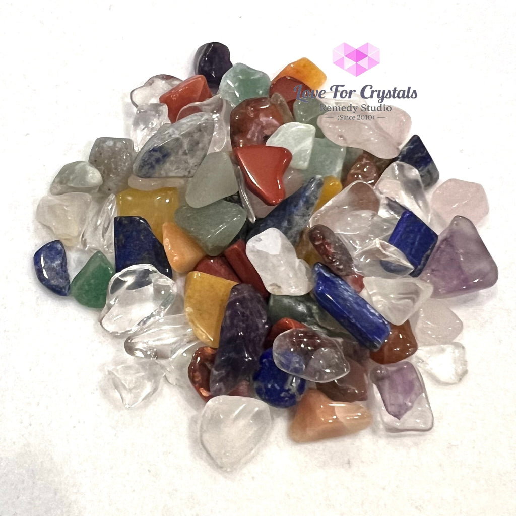 Mixed Crystal Chips (5-10mm) 300g packs - 300 grams - Crystal set
