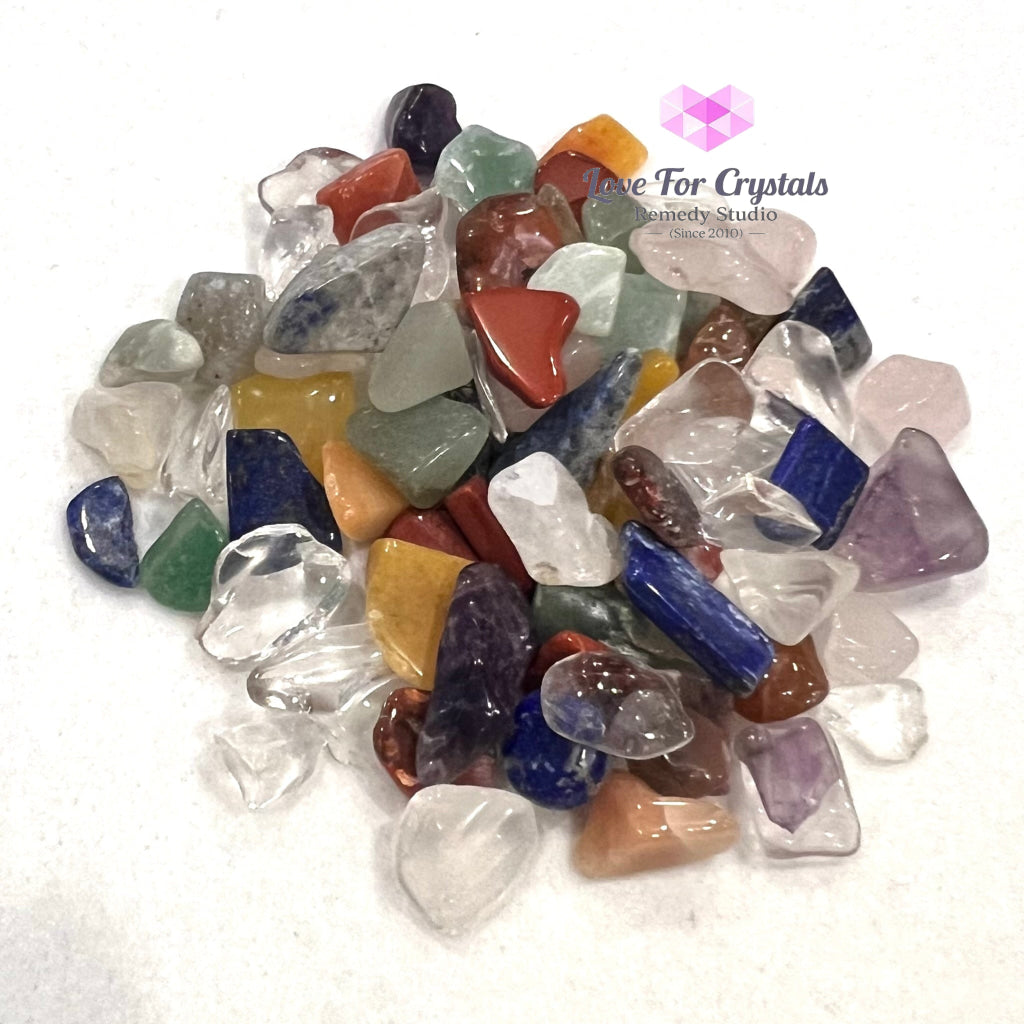 Mixed Crystal Chips (5-10mm) 300g packs - 300 grams - Crystal set