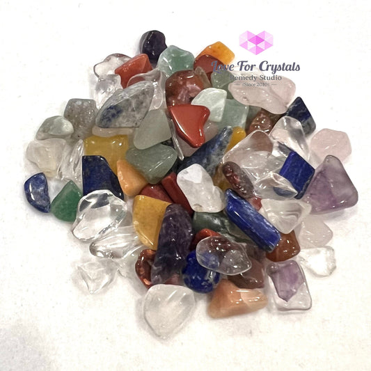 Mixed Crystal Chips (5-10mm) 300g packs - 300 grams - Crystal set