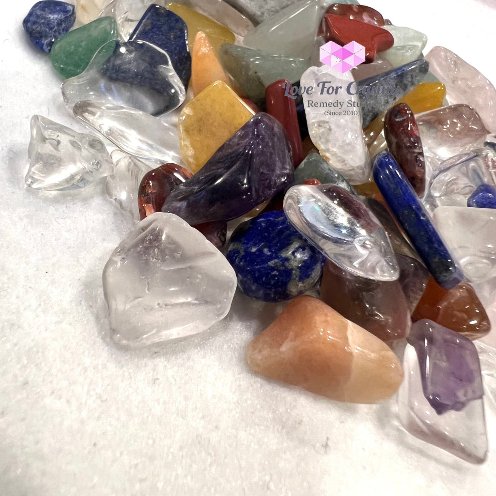 Mixed Crystal Chips (5-10mm) 300g packs - 300 grams - Crystal set