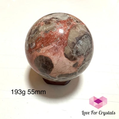 Money Agate Spheres (Indonesia) 193G 55Mm Crystal Sphere