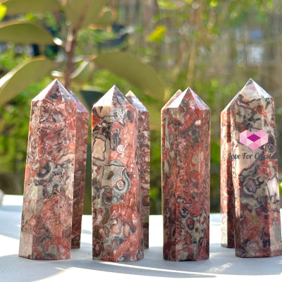 Money Agate Tower Crystal (Indonesia) Point