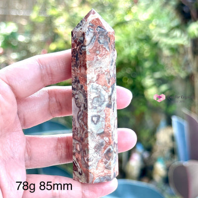 Money Agate Tower Crystal (Indonesia) Point