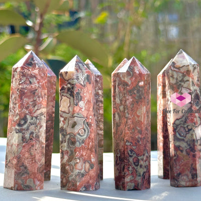 Money Agate Tower Crystal (Indonesia) Point