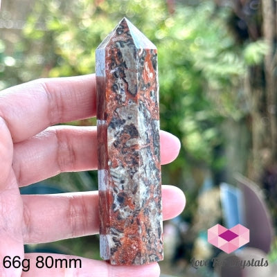 Money Agate Tower Crystal (Indonesia) Point