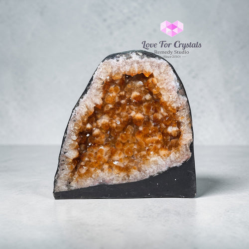 Money Catcher Citrine Geode (Brazil) Encoded & Activated (15kgs) 15 kgs Citrine