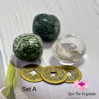 Money Grows Crystal Remedy Set A Set