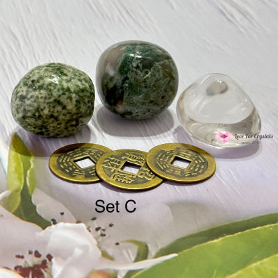 Money Grows Crystal Remedy Set C Set