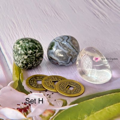 Money Grows Crystal Remedy Set H Set
