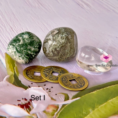 Money Grows Crystal Remedy Set I Set