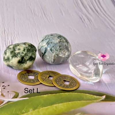 Money Grows Crystal Remedy Set L Set