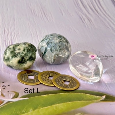 Money Grows Crystal Remedy Set L Set