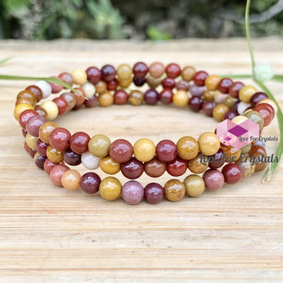 Mookaite Jasper 4Mm Bracelet Bracelets & Bangles