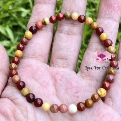 Mookaite Jasper 4Mm Bracelet Bracelets & Bangles