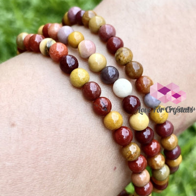 Mookaite Jasper 4Mm Bracelet Bracelets & Bangles
