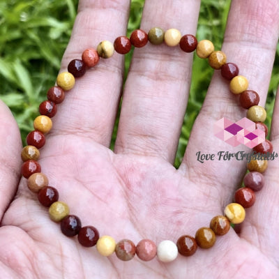 Mookaite Jasper 4Mm Bracelet Bracelets & Bangles