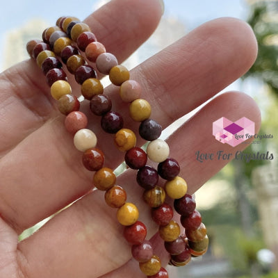 Mookaite Jasper 4Mm Bracelet Bracelets & Bangles