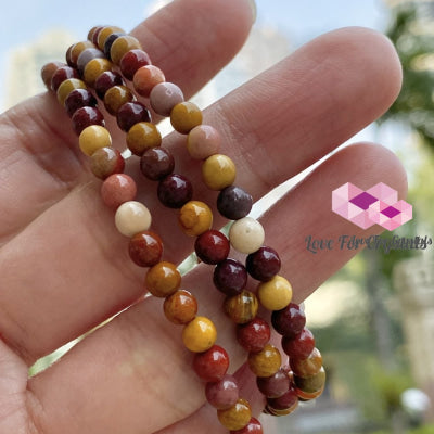 Mookaite Jasper 4Mm Bracelet Bracelets & Bangles