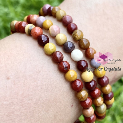 Mookaite Jasper 4Mm Bracelet Bracelets & Bangles
