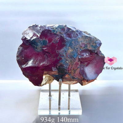 Mookaite Jasper Large Natural Raw With Acrylic Stand (Australia) 934G 140Mm Crystals