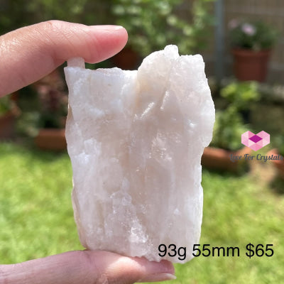 Morganite (Raw) Brazil 93G 55Mm Raw Stones