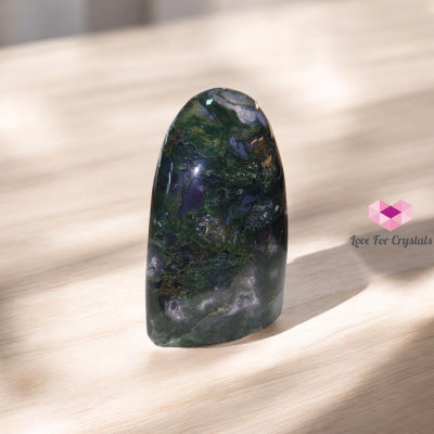 Moss Agate Free Form (Money Grows Frequency) 287g 60x80mm Crystal polished