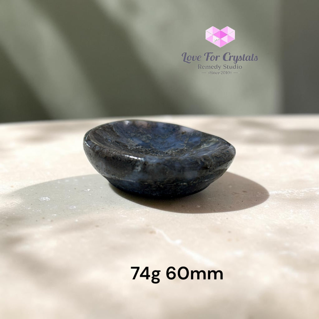 Moss Agate Mini Bowl (Money Grows) 55-60mm - 74g 60mm - Moss agate