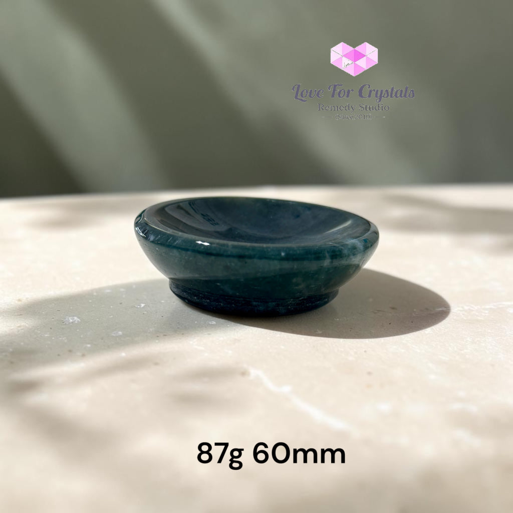 Moss Agate Mini Bowl (Money Grows) 55-60mm - 87g 60mm - Moss agate