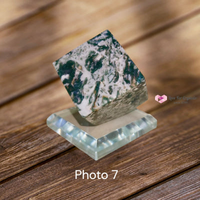 Moss Agate Money Grows Cubes 35mm (Pre-coded & Activated) Lightline Essentials Photo 7 Moss agate