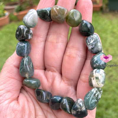 Moss Agate Tumbled Bracelet Bracelets & Bangles