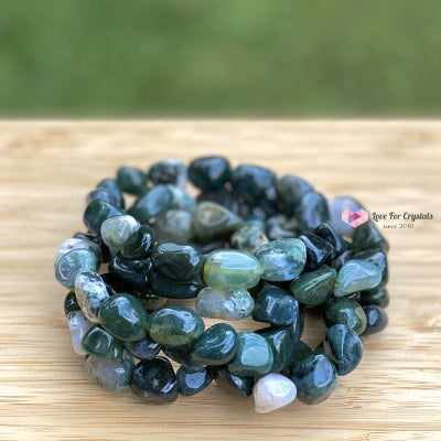 Moss Agate Tumbled Bracelet Bracelets & Bangles