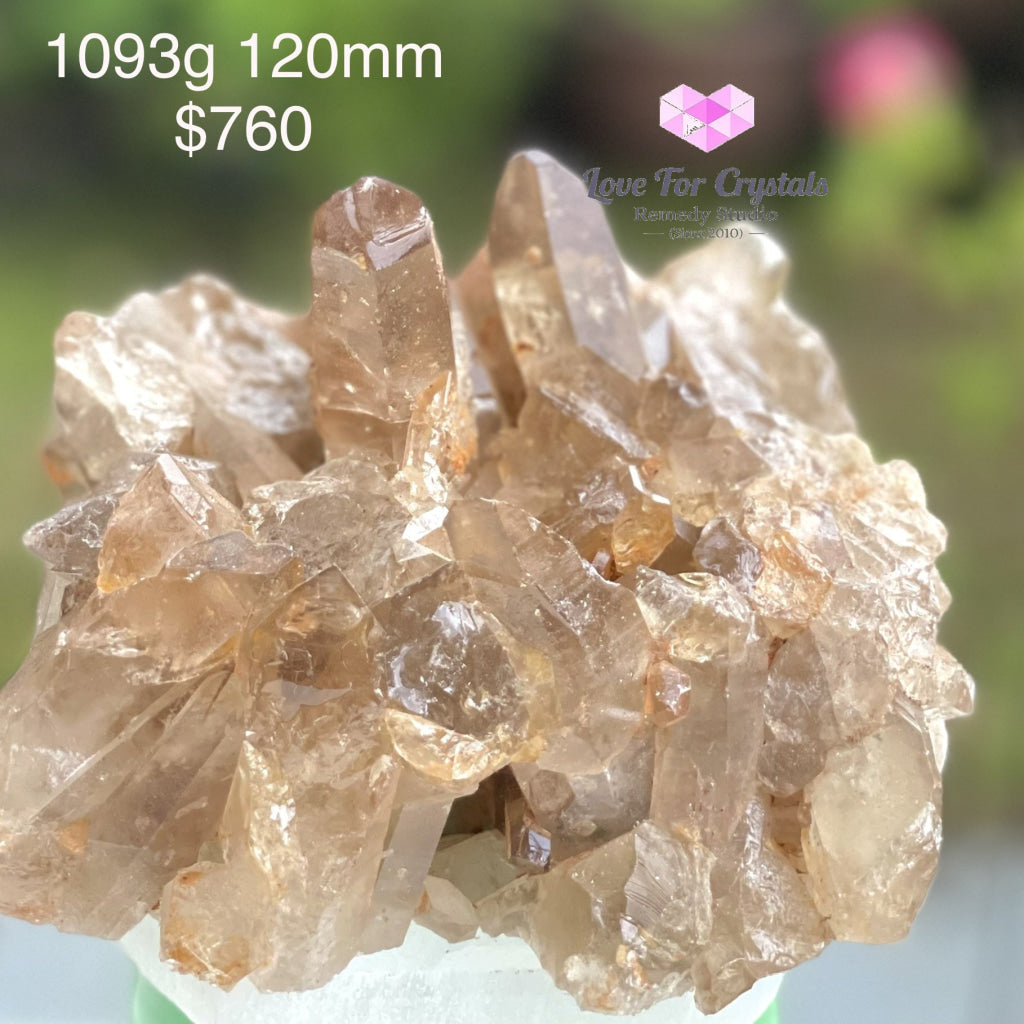 Natural Citrine Cluster (Brazil) All-Natural Not Heated (Aaa) Rare! Wealth Activator! Money Magnet!