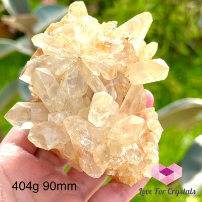 Natural Citrine Clusters (Aa Grade) Money Magnet Wealth Activator (Mineral Gallery) 404G 90Mm
